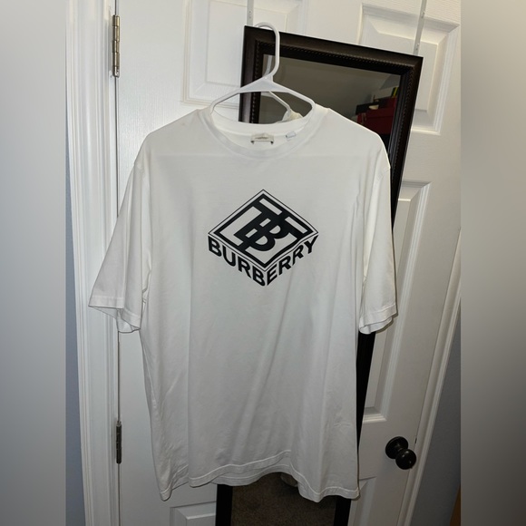 Burberry TB box graphic T- shirt